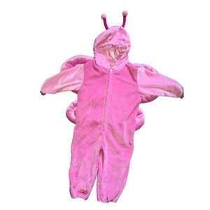 Halloween Costume 18 month Long Sleeve One Piece Butterfly Wings Hood WARM